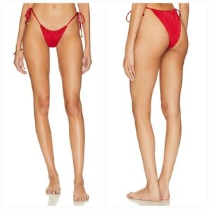 VDM Marley Side Tie Bottom in Ruby